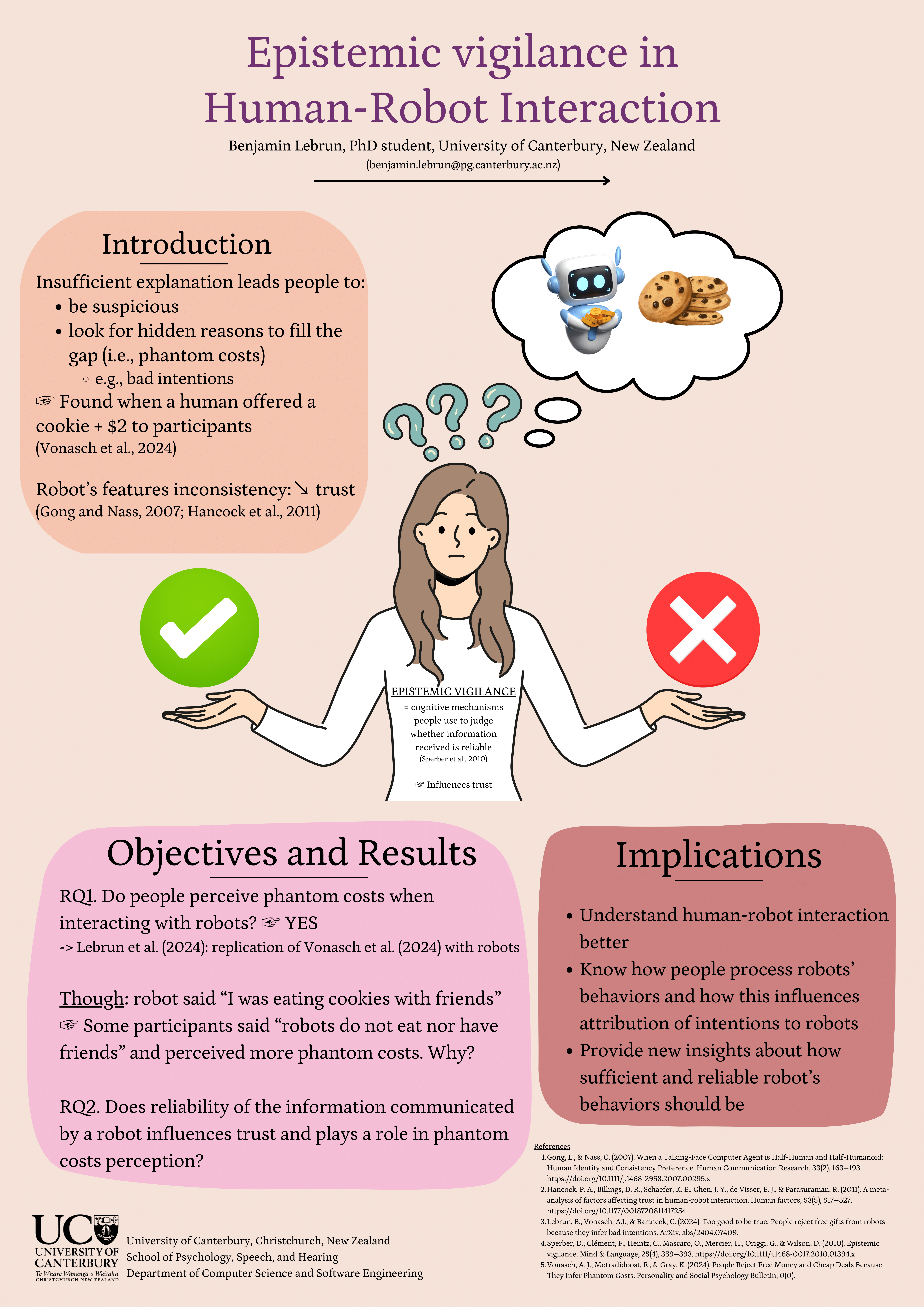 Poster – Epistemic Vigilance in HRI